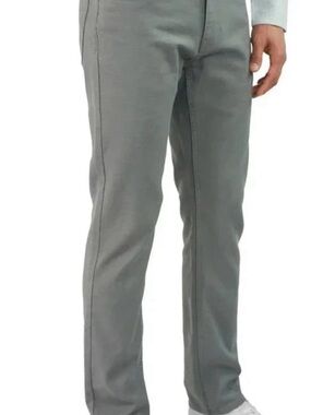 Jachs New York Men's 5-Pocket Pants Stretch Fabric Straight Fit, Gray,